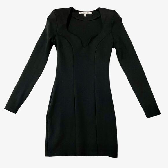 Lovers + Friends Do Over Long Sleeve Dress - Black - Small - Picture 1 of 15